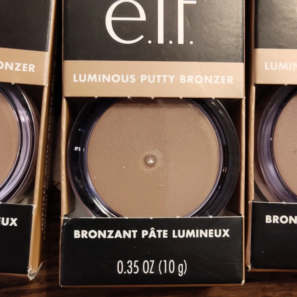 7 E.L.F. bronzant Pate Lumineux Luminous Putty Bronzer 0.32 Oz X7